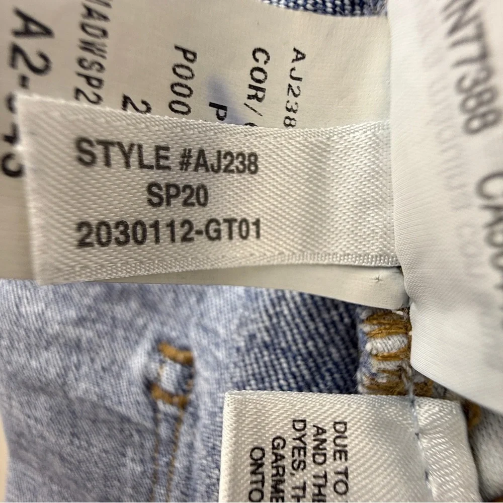 Madewell High Rise Button Fly Denim Shorts Size 27